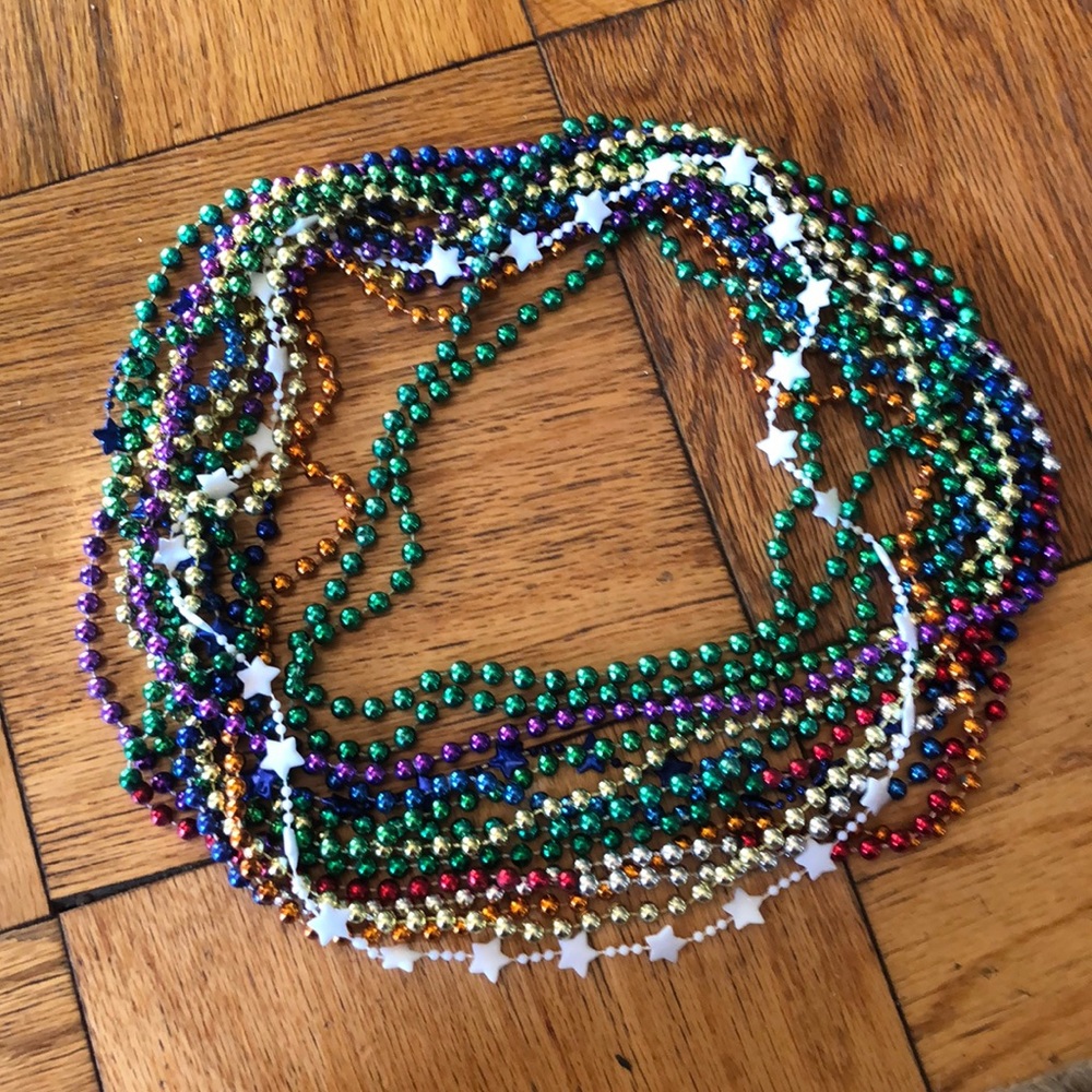 Mardi gras beads